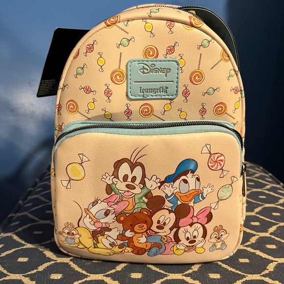 Loungefly Handbags - Loungefly Disney Mickey Mouse And Friends Babies Mini Backpack